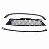 3PcsSet Glossy Black Front Hood Molding Grille Surround Cover Trim Kits for R55 R56 R57 R58 R59 S