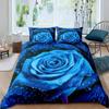 Комплект постельного белья Blue Rose Floral Flowers для мальчиков и девочек Twin Queen Size Duvet Cover Pillow Case Bed Kids Adult Fashion Home Textileextile