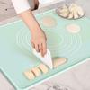 Kneading Pad Scale Design Dough Rolling Mat Convenient Silicone Non-Stick Pastry Mat for Home Kitchen
