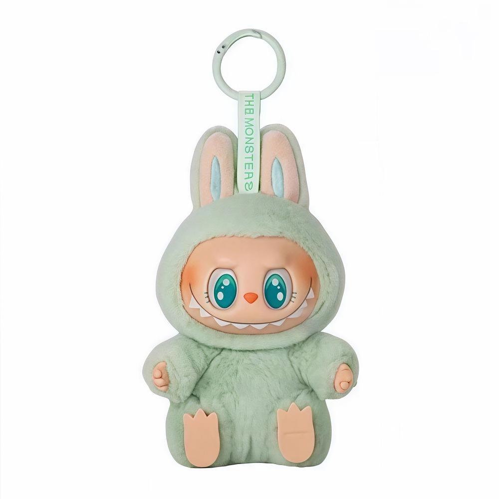 Car Plush Ornament Anime Figure Labubu 1.0 Monster Vinyl Blind Box Series Heartbeat Macaron Doll Kids Gift Birthday Toy Air Outlet Ornament