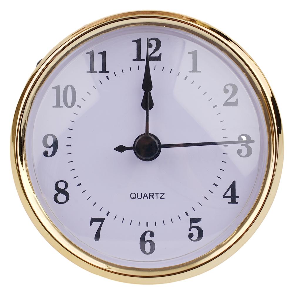 Высококачественный совершенно новый кварцевый часовой механизм-вставка, сменные аксессуары, серебристый механизм, замена, римские арабские цифры, золото, металл