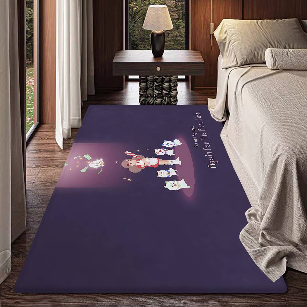 Bee And Puppycat Anime Entrance Door Mat Nordic Style Home Doormat Bathroom-Toilet Mats Bedroom Hotel Decor Mat