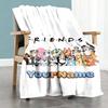 Bluey 90 Personalized Text Blanket Lightweight Personalized Blanket Soft Warm Cozy Throw For Office Chair Office Picnics Chair Ideal for All Seasons