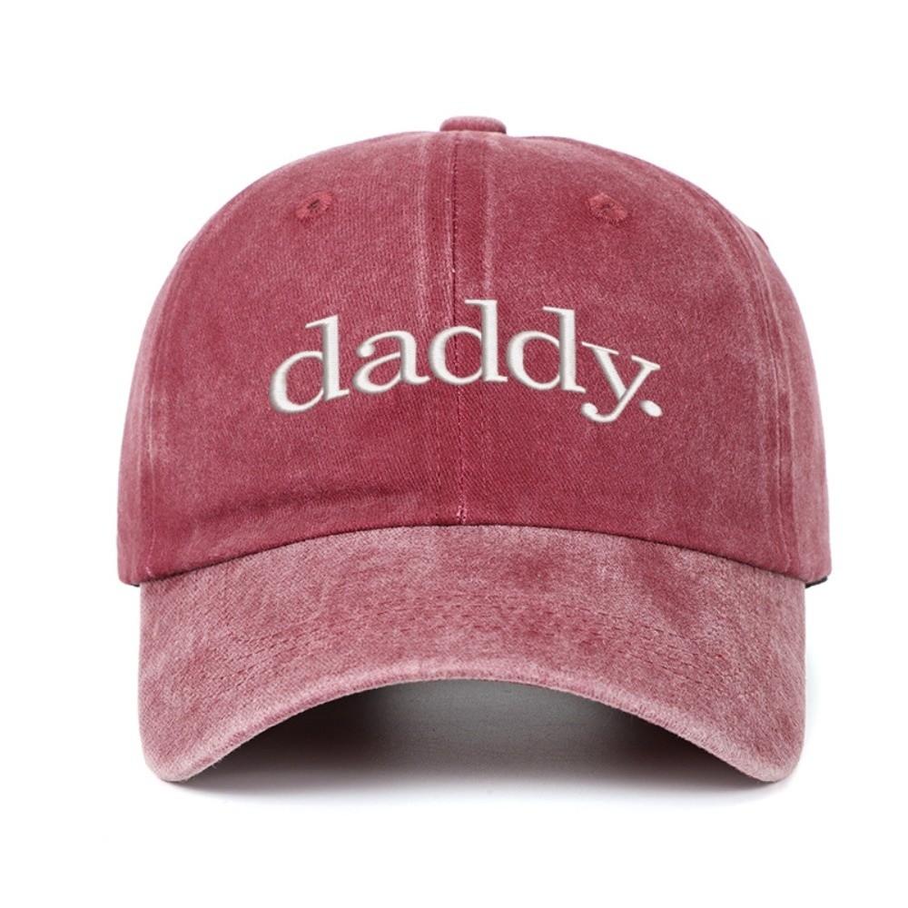 Adjustable daddy. Embroidery Caps Vintage Baseball Cap Fashion Sport Visors Cap Father's Gift