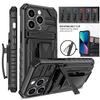 Военный прочный бронированный чехол для iPhone 15 Pro Max 14 Plus 13 12 11 X XS Max XR SE 7 8 чехол с креплением на ремень кобура подставка полный защитный чехол