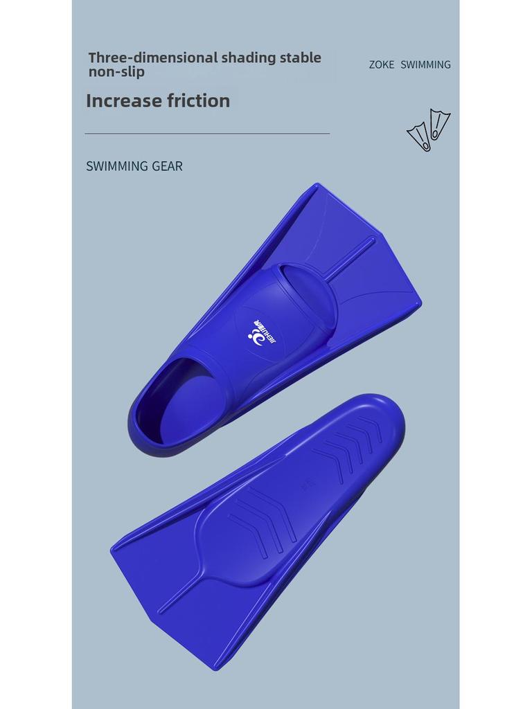 Фристайл-ласты: Профессиональные короткие ласты Duck Paw для обучения плаванию брассом, сноркелингу и дайвингу — унисекс и детские ласты для плавания.