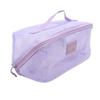Women Travel Portable Cosmetic Storage Pouch Toiletry Organizer Bag Mesh Transparent Wash Bag Tote Multifunctional Makeup Case Washbag