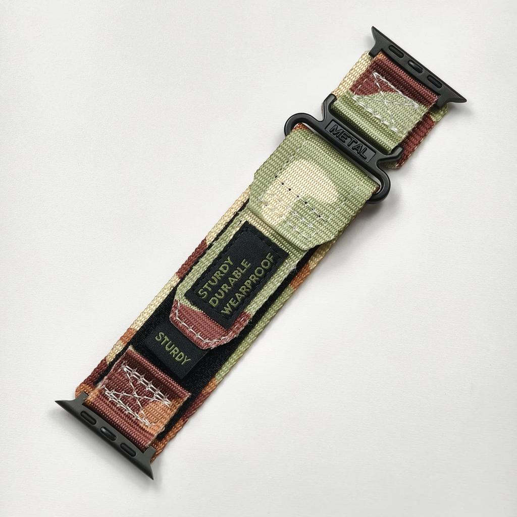 НОВЫЙ спортивный нейлоновый ремешок для Apple Watch Band Ultra 2 49 мм 46 мм 42 мм 45/44/41 мм 40 мм браслет для Iwatch Series 10 9 8 7 6 SE 5 4