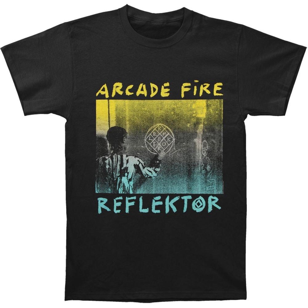 Men's Arcade Fire Reflektor T-shirt Black