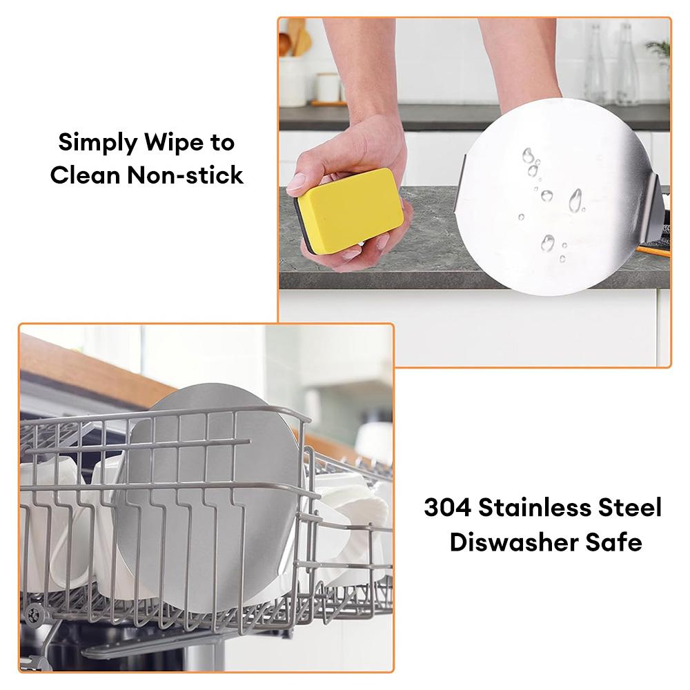 Stainless Steel Hamburger Meat Press Burger Press Mold Non-Stick Meat Press Plate for Grilling Hot Dog Sandwich Kitchen Utensils