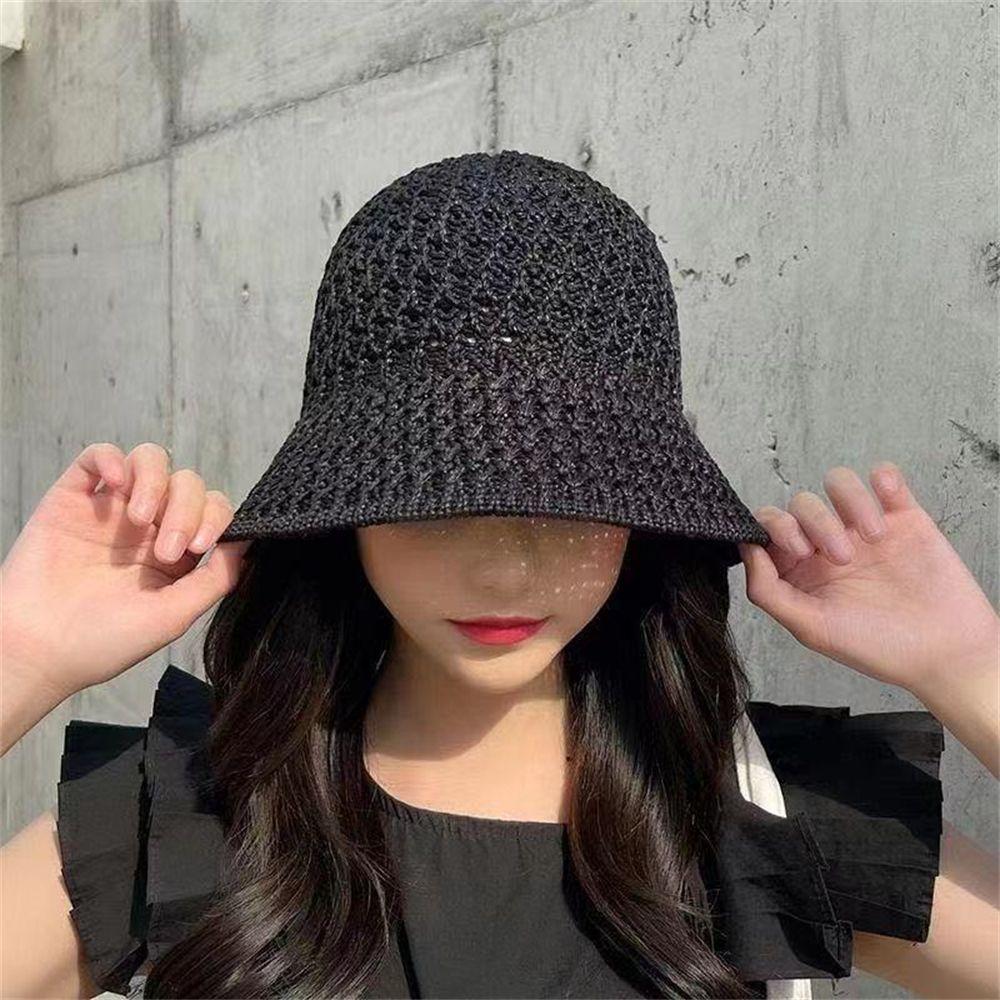 Ladies Soft Wide Brim Bucket Hat Beach Cap Fisherman Hats Sun Hats