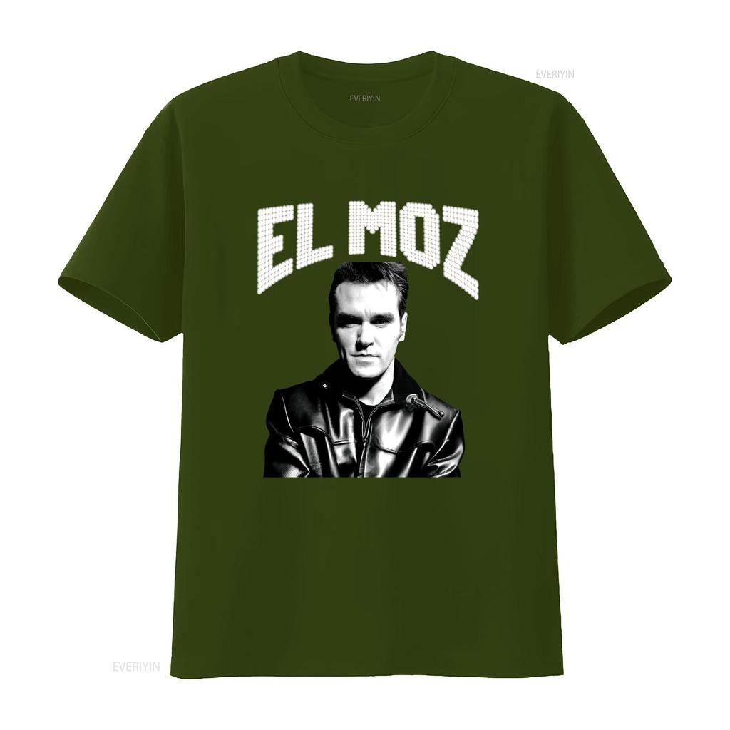 Футболка El Moz Morrissey The Smiths винтажная стираная универсальная уличная унисекс дышащая слегка модная