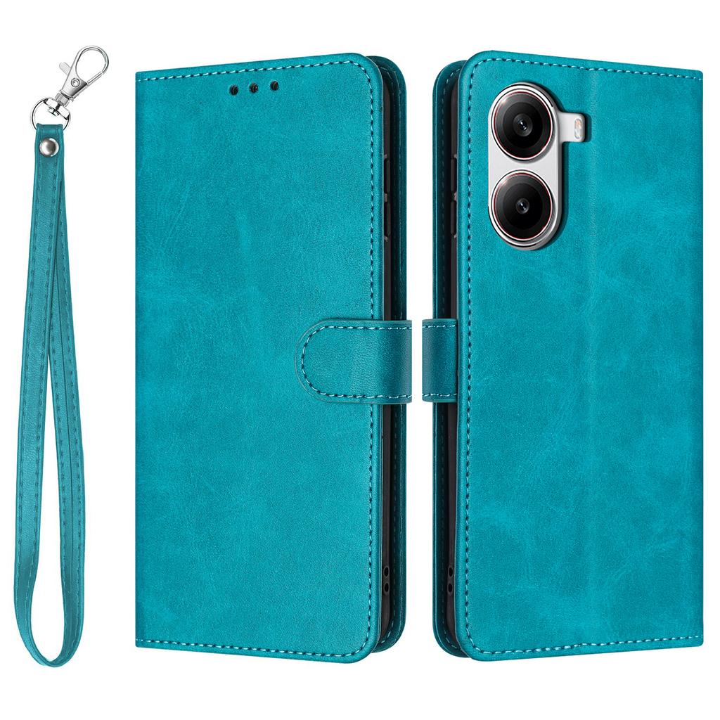 Для Xiaomi Redmi Turbo 4 5G/Poco X7 Pro 5G Чехол Книжка Подставка PU Кожаный Кошелек Чехол для Телефона Текстура Теленка