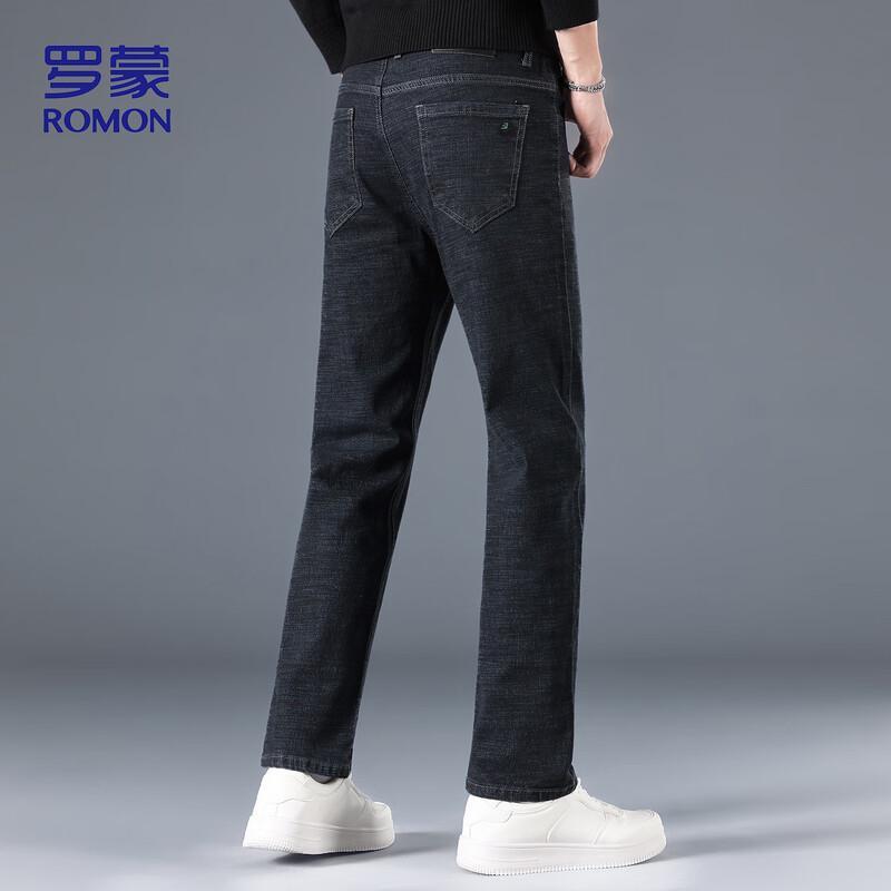 ROMON Мужские эластичные джинсы K951 свободного прямого кроя