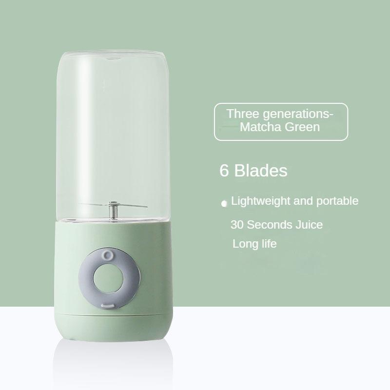 Mini Portable Blender Electric Fruit Juicer Electric Juicing Cup Fresh Juice Blender Multifunction Rechargeable