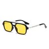 New Vintage Metal Square Sunglasses For Women Men Brand Black Rectangle Cool Sunglasses Polygon Sun Glasses For Male Female