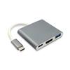 3 в 1 USB 3.1 Type-C в 4K UHD HDMI-совместимый адаптер-концентратор USB-C для Macbook