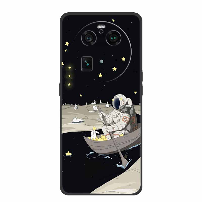 Чехол для Oppo Find X6 Pro Астронавт Мягкий силикон Ударопрочный задняя крышка телефона Чехлы для Oppo Find X6 Pro 5G Человек-космонавт Лев Оболочка