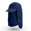 Sun Cap with Removable Face Neck Cover Flap Quick Dry Breathable Fishing Hat Summer Outdoor Sun
