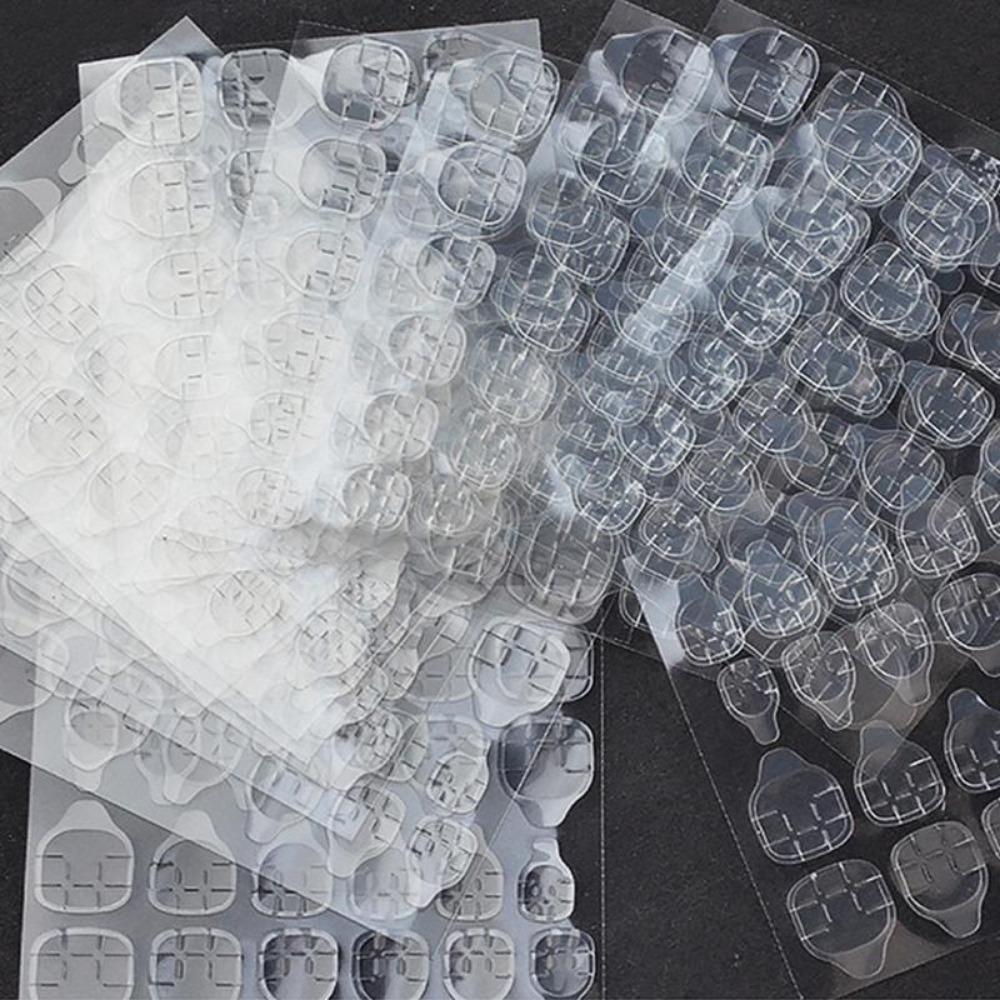 240 шт. Двусторонняя клейкая лента для накладных ногтей, клейкие наклейки, DIY-наконечники для накладных ногтей, акриловый маникюрный гель, инструмент для макияжа