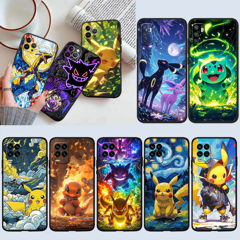 Мультяшный чехол для телефона Pokemon для Motorola Edge 60 60s 70 G86 G56 G54 E14 G04S G45 G54 G64 X30 X40 X50 S30 S50 Pro Power Tylus