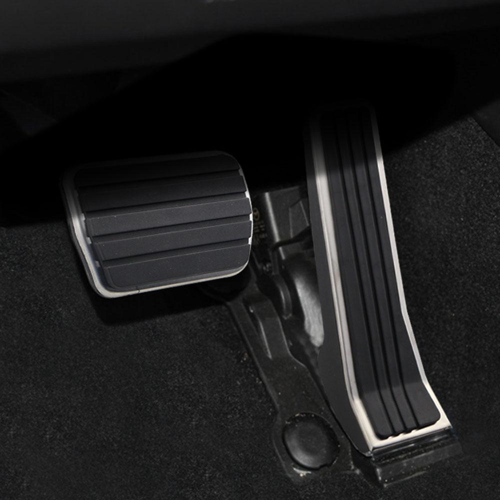 Car Gas Brake Clucth Pedal Cover for Mazda 3 Axela 2019 2020 2021 CX-30 MX-30 2020 2021 Stainless Steel Pedals Pad Accessories