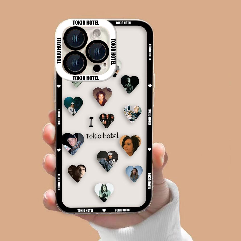 Tokio Hotel Том К-Каулитц Прозрачный чехол для телефона для Realme 15 5 6 7 7I 8 8I 9 9I 10 12 NOTE 70 C75 C71 C67 C65 C55 C53 C35 C33 Чехол