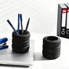Tire Shaped Pen Holder Fun Desktop Stationery Organizer Space Saving Desk Storage for Home Office School Desk Decoration