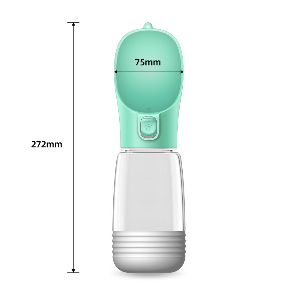 2 в 1 портативная бутылка для воды и еды для собак маленьких и средних собак, кошек, для путешествий на открытом воздухе, герметичная чашка для питья, товары для чихуахуа