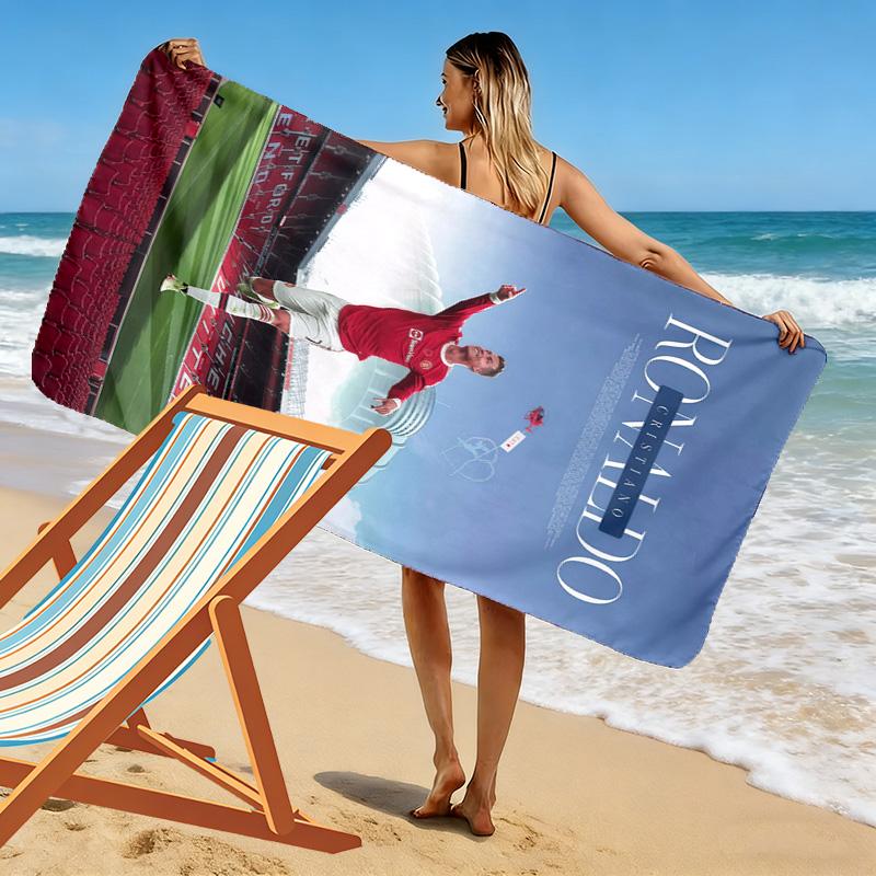 Lionel Messi: Football Legend beach towel Portable for travel Outdoor camping quick-drying swim towel Outdoor pool towel Absorbent bath towel