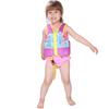 Summer Children Sleeveless Zipper Swim Life Jackets Kids Boys Girls Adjustable Life Vests Cartoon Balanced Flotation Swimsuit
