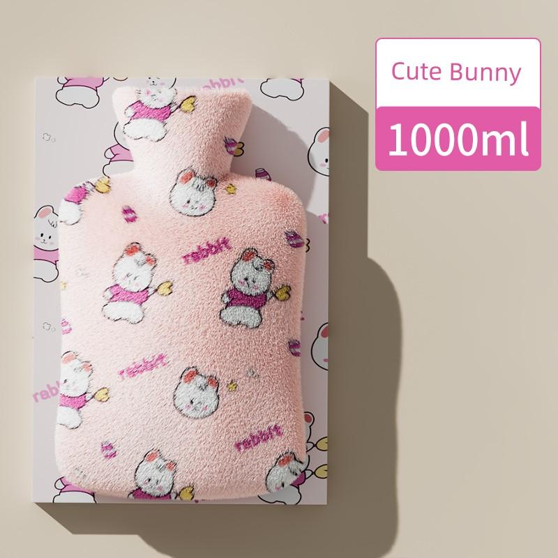 Hot Water Bag Hot-Water Bag Water Injection Irrigation Edible Silicon Explosion-Proof Aunt Hot Compress Special Heating Pad Hot Water Bag
