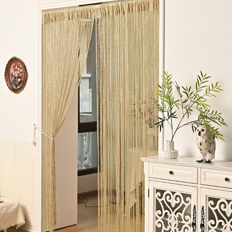 Современная кружевная штора на окно от комаров Тонкая полиэстеровая ткань Простой ремонт дома