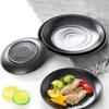 6pcs Japanese Style Meal Dish Imitation Porcelain Salad Plate Round Melamine Plate  Commercial