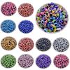 Multicolor Oval Cat Eye Flat Loose Beads with Hole For DIY Jewelry Making Finding