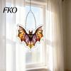 Colorful Home Decor Acrylic Owl Puzzle, Rainbow Reflection Hanging Pendant, No-Glue Window DIY Assembly Sun Collector, for Garden Patio Indoor Puzzle