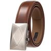 1Pcs Prismatic Men'S Belt Korean Version Tide Automatic Buckle Men'S Cowhide Belt Fashion Belt Ly36-1339-1