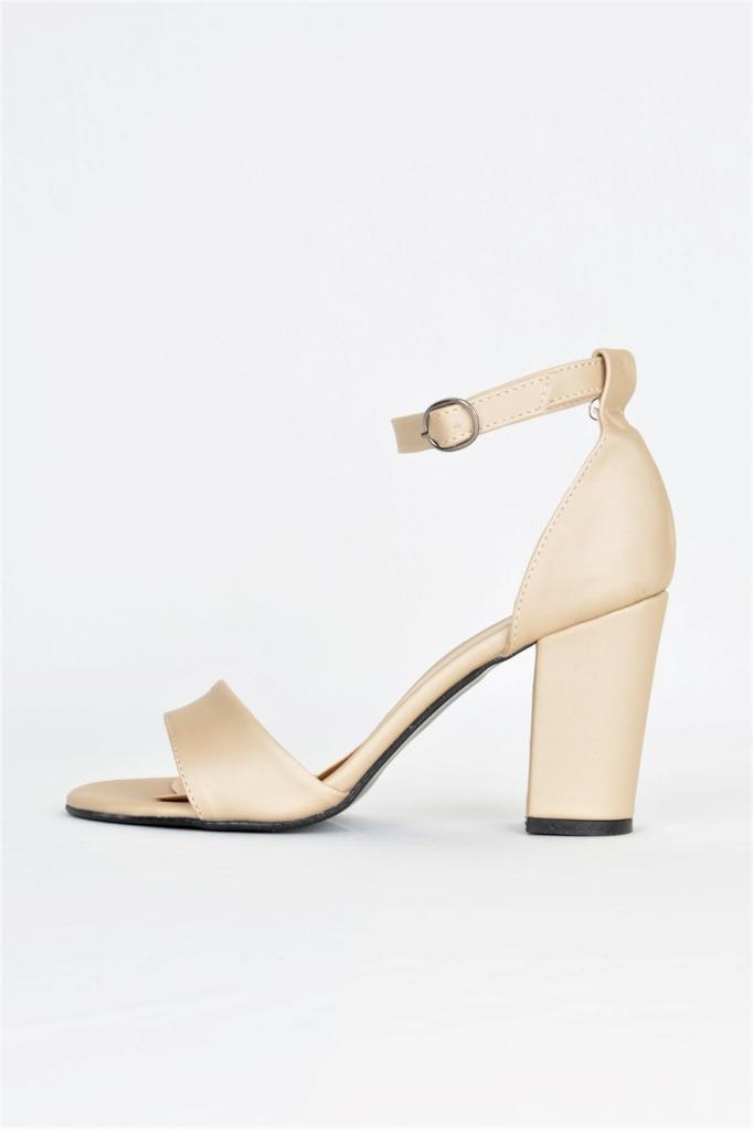 Женские повседневные сандалии Платиновые босоножки на каблуке с одним ремешком 9 см