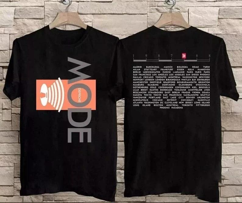 Depeche Mode Тур 1987-1988, Music For The Masses Tour Тяжелый Хлопок Размер США