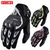 SUOMY Breathable Motorcycle Gloves - Full Finger, Touchscreen-Compatible, Year-Round Use, Anti-Fall Protection.