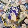 Белый кот Таро NIMN для любителей кошек, 10,3*6 см, Милая колода Таро из 78 карт, Причудливое акварельное кошачье Каваи Таро