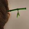 Chinese Style Chopstick Hairpin Bamboo Leaf Hair Clip Simple Hair Stick  for Women