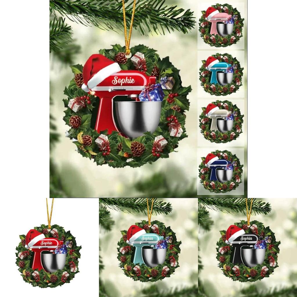 Уникальный акриловый брелок-миксер для выпечки Стильный праздничный декор для рождественских елок