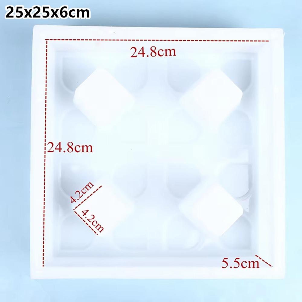 1Pcs 25x6cm Stepping Stone Paver Plastic Concrete Path Maker Mold For Lawn Patio Yard Garden