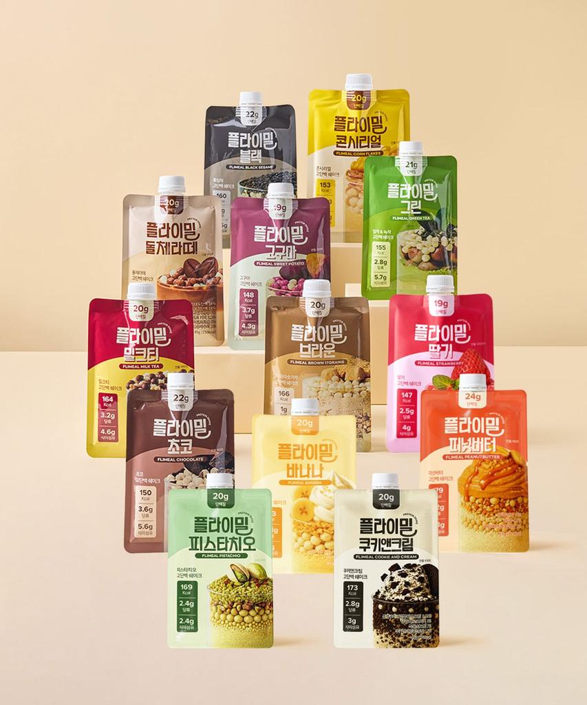 Protein Shake Pouches, 13 Flavors, 7 Packets (45g, 7-day supply)