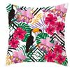 Home Decor Tropical Toucans & Floral Patterned Pillow Covers Pattern Cushion Cover Suitable for Sofa Bedroom Car Pillow Cover