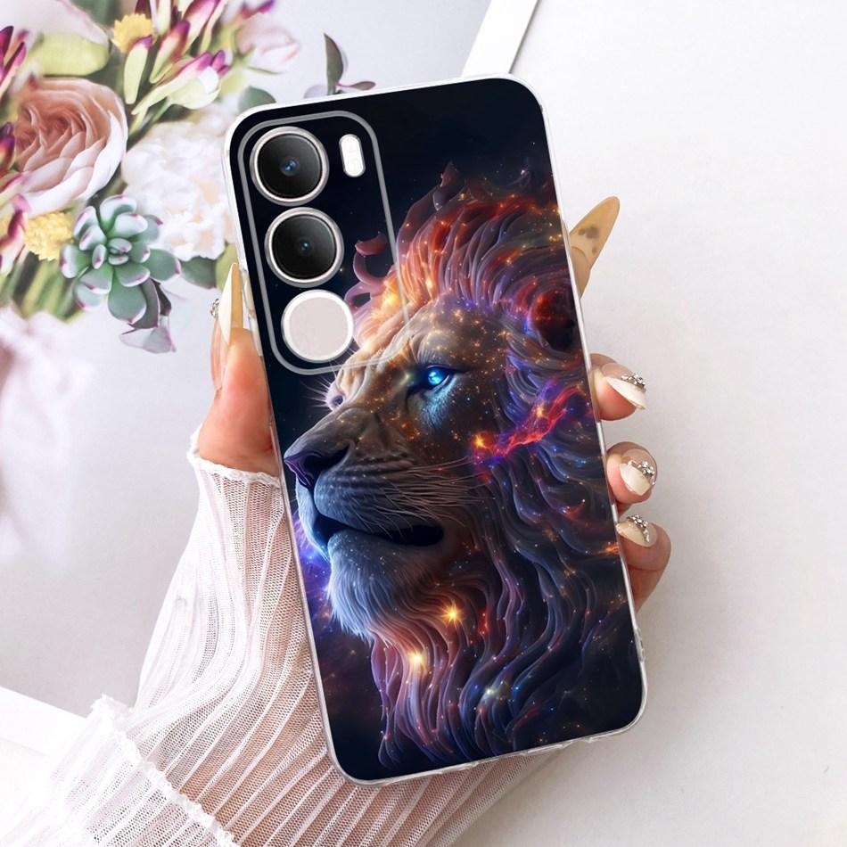 Для Vivo Y19s Pro Крутой Чехол с Рисунком Дракона и Тигра Для Vivo Y19s Y 19S Pro V2419 Мягкие Силиконовые TPU Чехлы