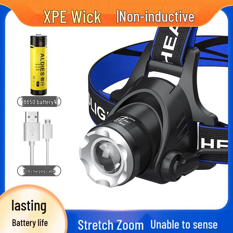 XPE LED USB-C Rechargeable White Light Flashlight