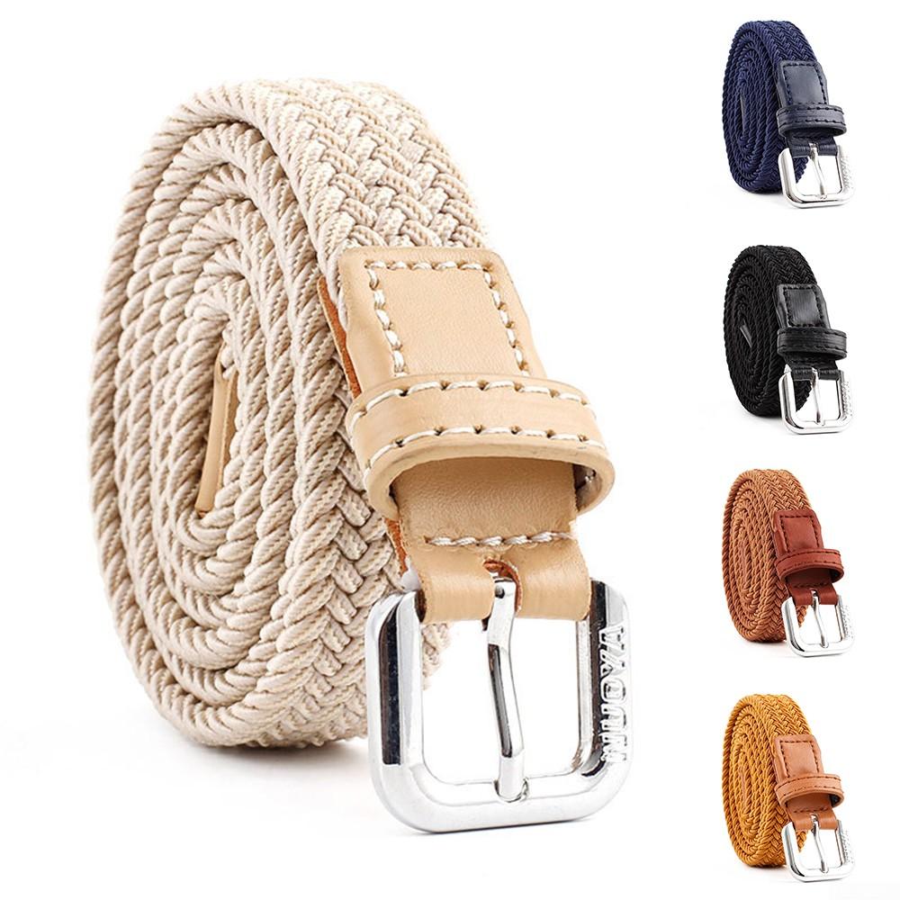 High Quality Children's Braided Webbing Elastic Belt Ideal for Boys and Girls