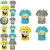 Cute 3d Spongebob Squarepants Cartoon T-shirt For Boys And Girls